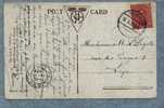 138 Op Postkaart Met Duitse Brugstempel  THEUX Op 10/03/20 - Fortune Cancels (1919)