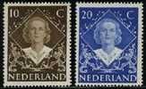 Ned 1948 Inhuldiging Serie Mint Hinged  506-507 #74 - Ongebruikt