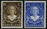 Ned 1948 Inhuldiging Serie Mint Hinged  506-507 #74 - Neufs