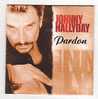 J. HALLYDAY : MAXI 45T : "  PARDON " - 45 Rpm - Maxi-Single