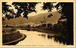 08 - Fumay - La Meuse Et Le Pont Suspendu - Fumay