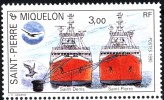 1990 Bateaux Saint-Denis Et Saint-Pierre - Nuevos