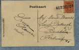 135 Op Postkaart Met Naamstempel AERSCHOT (noodstempel) - 1915-1920 Albert I