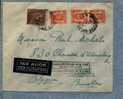 419 + 434A Op Brief , Verbinding BRUSSEL - NEW-YORK   /  Par Avion - 1936-51 Poortman