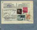 848A + 850 + 1069 + 1142 Op Postdokument Met Stempel MONTEGNEE - 1936-51 Poortman