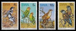 (003) SWA (Namibia / Namibie)  1974 / Birds / Oiseaux / Vögel / Vogels ** / Mnh Michel 392-95 - Namibië (1990- ...)