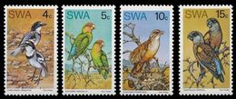 (003) SWA (Namibia / Namibie)  1974 / Birds / Oiseaux / Vögel / Vogels ** / Mnh Michel 392-95 - Namibia (1990- ...)