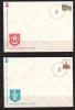 POLAND FDC 1975 INTERNATIONAL HERITAGE PROTECTION YEAR Zamosc Kazimierz Dolny Famous Architecture Towns - FDC