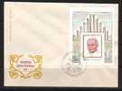 POLAND FDC 1979 PAPAL VISIT MS GOLD - FDC