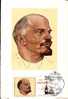 LENIN 1976,CM,MAXICARD,CARTES MAXIMUM RUSSIA. - Lenin