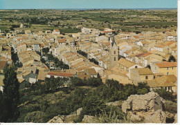 LEUCATE : Le Village Vu Des Ruines Du Chateau - Leucate