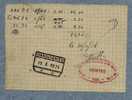 Spoorwegstempel WAROUIGNIES Op 25/1/1934 Op Dokument - Andere & Zonder Classificatie