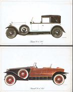 Dessins D'une Farman 1921 Et D'une Renault 1922 - Autres & Non Classés