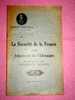 La Sécurité De La France & Les Armements De L'Allemagne  1922 - Other & Unclassified