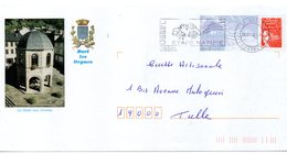 Entier Postal PAP Local Personalisé. Bort Les Orgues, La Halle Aux Grains, Blason - Prêts-à-poster:Overprinting/Luquet
