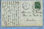 137 Op Postkaart, Ontwaard Met Stempel BELGIQUE / BELGIE 5 Op 30/12/1918 (noodstempel) - 1915-1920 Alberto I