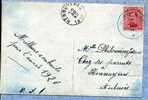 138 Op Postkaart, Ontwaard Met Blauwe-stempel  VIRGINAL Op 29/12/1919 (noodstempel) - 1915-1920 Albert I