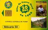 @+Télécarte GITES DE FRANCE 96 - 50U - GEM - 06/96. - Zonder Classificatie