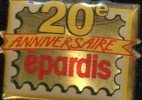 PIN'S 20e ANNIVERSAIRE EPARDIS - Banques