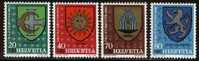 Switzerland 1980 Stamps MNH Pro Patria 1187-90 # 804 - Unused Stamps