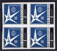 BULGARIA - EXPOSITION BRUXELLES 1958 -VF Never Hinged BLOCK OF 4 **! - Ungebraucht