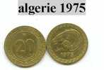 Piece D´algérie 20 C 1975 - Argelia