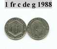 Piece De 1 Fr Charle De Gaulle 1988 - Gedenkmünzen
