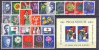 SWITZERLAND, 1961-63 VF NEVER HINGED GROUP **! - Lotes/Colecciones