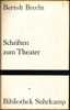 Schriften Zum Theater Par Bertolt Brecht (Bibliothek Suhrkamp, 1962) - Theatre & Scripts