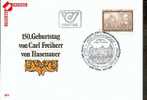 AUTRICHE FDC NUM-YVERT 1575 Architecture - Maximumkarten (MC)