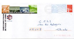 Entier Postal PAP Local Personalisé. Corrèze Chambre De Commerce Et D'Industrie Tulle - Ussel. 1 Siècle D'activité - PAP: Aufdrucke/Luquet
