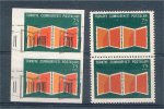 TURKEY 2 PAIRS IMPERF MISS PLACED/WITHOUT BLACK PRINT - Unused Stamps