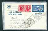 UNTIED NATIONS AIRLETTER + USA AIRPOST STAMPS - Autres & Non Classés