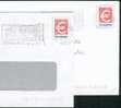 2 PAP Enveloppes Longues (1 à Fenêtre) Century 21. Timbre Euro. Euro Stamp - Prêts-à-poster:private Overprinting