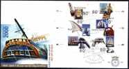 Nederland : 21-08-2000 : FDC (NVPH -E422A) "SAIL 2000" - Andere & Zonder Classificatie