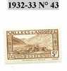 Timbre D´andorre 1932-33 N° 43 - Nuevos