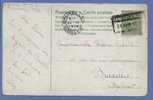 137 Op Postkaart Met Spoorwegstempel BASECLES N° 1 Op 24/avr/19 (noodstempel) - 1915-1920 Alberto I