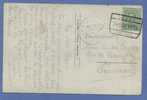137 Op Postkaart Met Spoorwegstempel  LEUZE / Factage Op 24/mar/1919 (noodstempel) - 1915-1920 Albert I.
