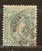 Monaco 1885 Yvertn° 6 (°) Used Oblitéré Cote 90 Euro - Gebruikt