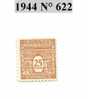 Timbre De France 1944 N° 622 - 1944-45 Arc De Triomphe