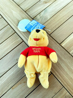 Peluche Winnie L'Ourson - Neuve - Hauteur: 20 Cm - Bean Bag - Ref 4492 - Peluches