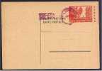 POLAND, LUEBECK 1945 STATIONARY CARD VFU - Vignetten Van De Bevrijding