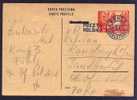 POLAND, LIBERATION 1945, LUEBECK STATIONARY POSTCARD CIRCULATED, CANCEL PÖHLS RRR! - Prisoner Camps