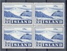 ICELAND, AIRPOST STAMP 1952 NEVER HINGED ** BLOCK OF 4! - Otros & Sin Clasificación