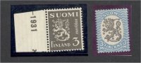 FINLAND, 2 GOOD PREWAR DEFINITIVES STAMPS LH/NH */** - Unused Stamps