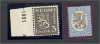 FINLAND, 2 GOOD PREWAR DEFINITIVES STAMPS LH/NH */** - Neufs