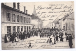 CPA La Sainte-Cécile, Très Animée Dvant "les Magasins Réunis", Phototypie Paul Testart, Epinal - Thaon Les Vosges