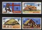 KENIA 1977 Uganda Church 78-81 MNH #1052 - Otros & Sin Clasificación