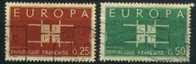 #654 - France/Europa 1963 Yvert 1396-1397 Obl - 1963