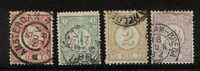 NEDERLAND 1876 Cijferzegels 30-33 Used #1081 - Used Stamps